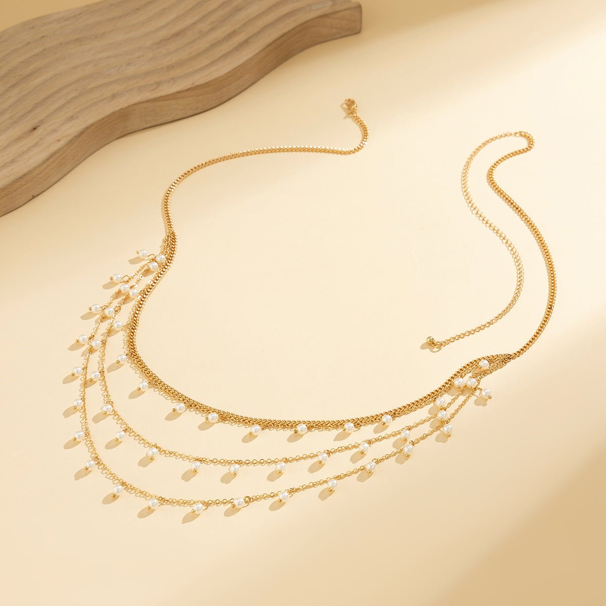 Sexy Star Peral Butterfly Chain