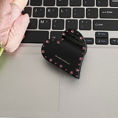 Loved Shape Solid Color Cute Hair Claws