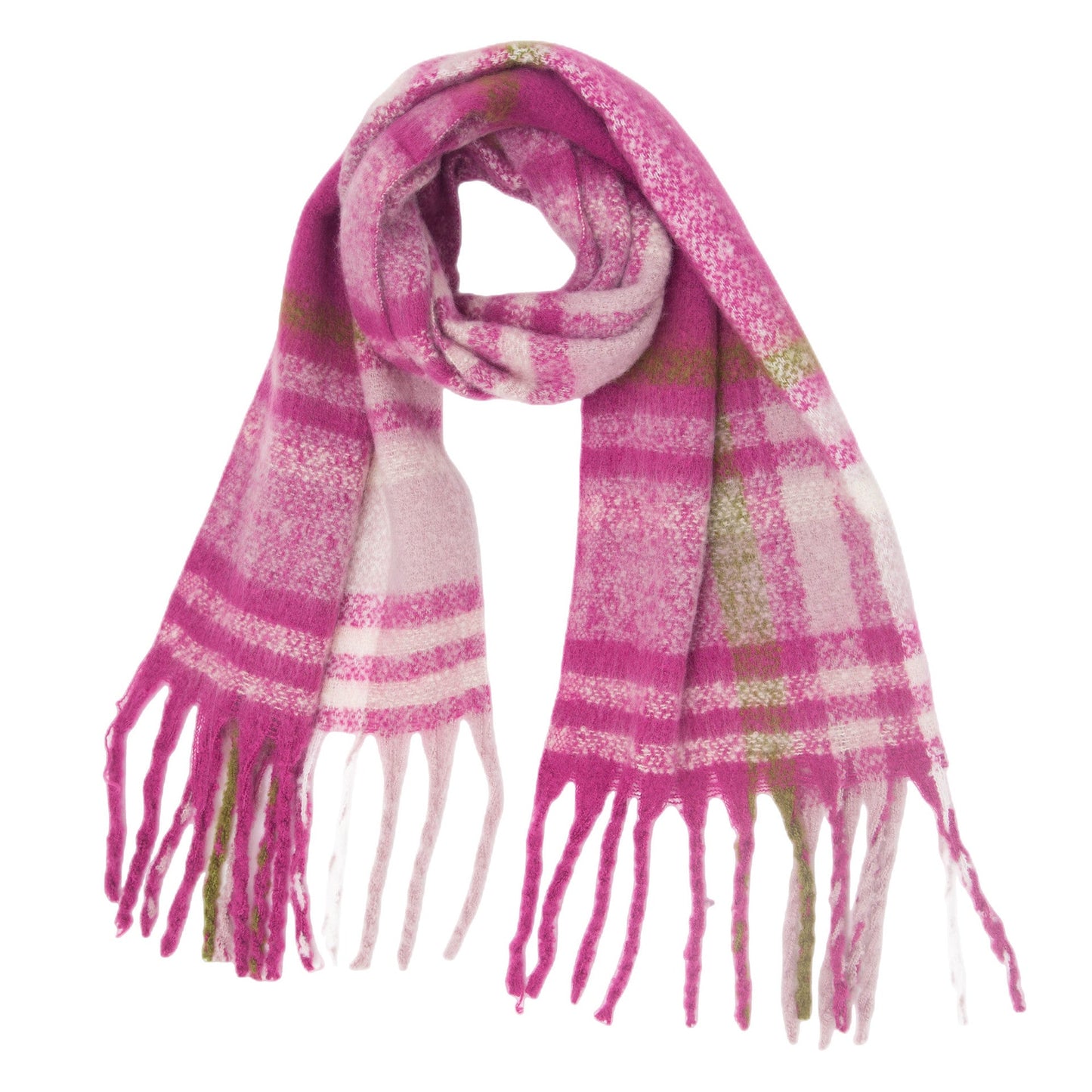 Tassel Plaid Vintage Scarves