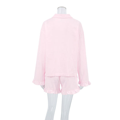 Flounce Cute Loose Sleepwear Sets