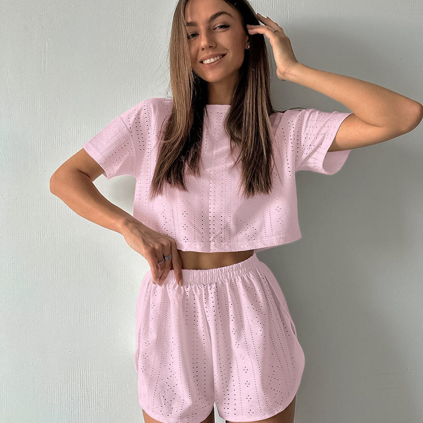 Loose Cute Simple Sleepwear Sets