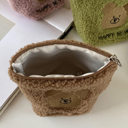 Plush Bear Cute Cosmetic Bag