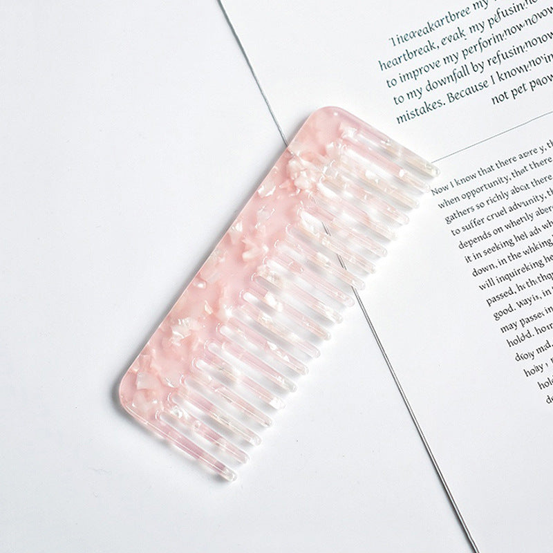 Acrylic Square Mini Portable Hair Combs