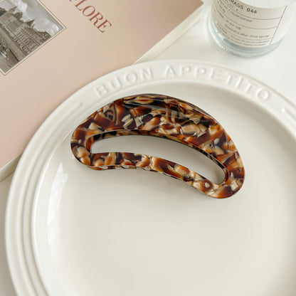 2+Hellow Out Oval Simple Hair Clips