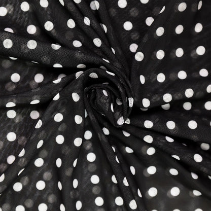 Polka Dot Strapless Bikini Maxi Cover