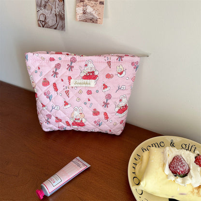 Cute Soft Large Capacity Portable Makeup Bag