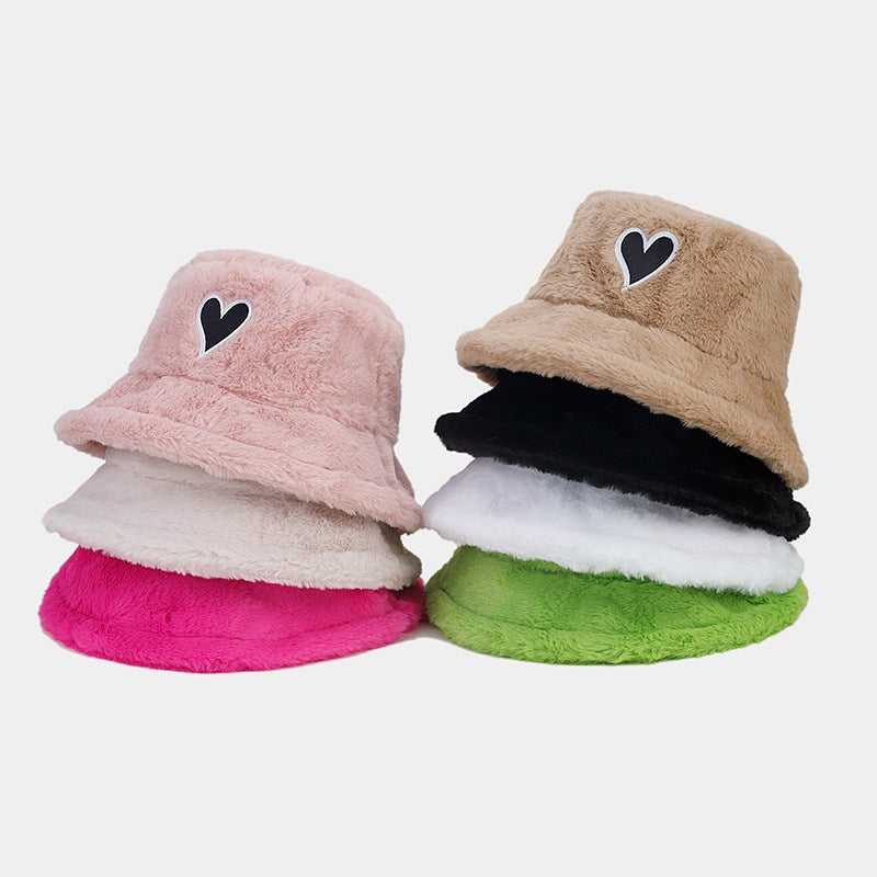 Love Patch Simple Soft Bucket Hats