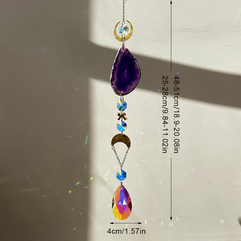 Colorful Stone Hanging Crystal Decoration