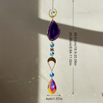 Colorful Stone Hanging Crystal Decoration
