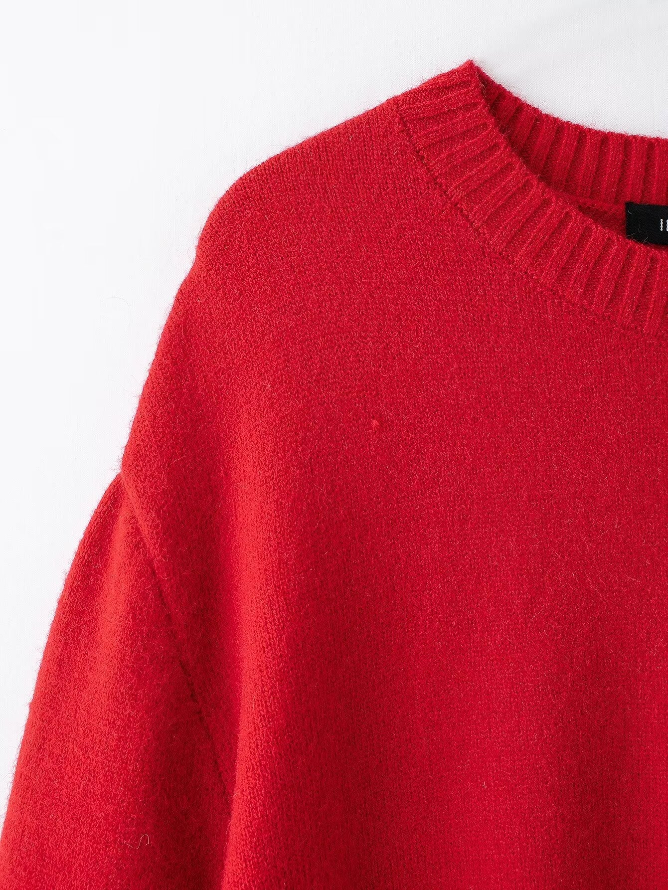 Trendy Color Block Jacquard Embroidered Knit Sweater