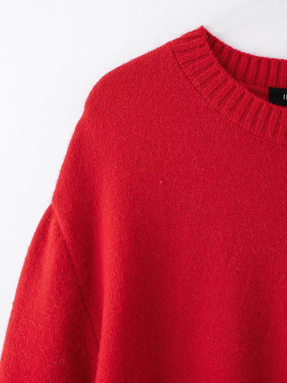 Trendy Color Block Jacquard Embroidered Knit Sweater