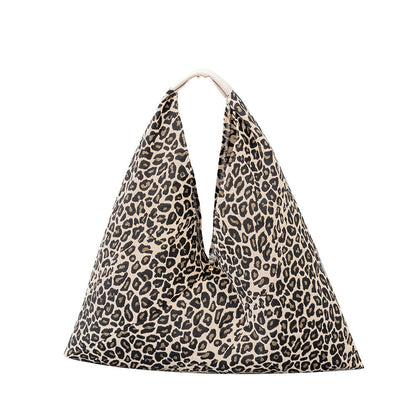 Vintage Triangle Print Shoulder Bags