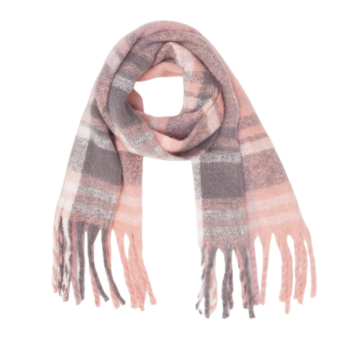 Tassel Plaid Vintage Scarves