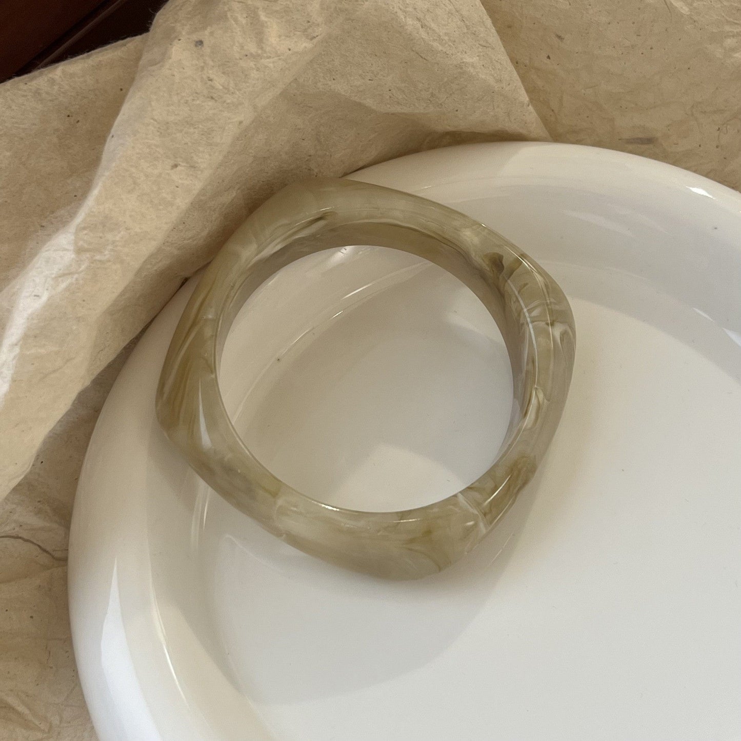 Geometric Polygon Irregular Acrylic Bracelets