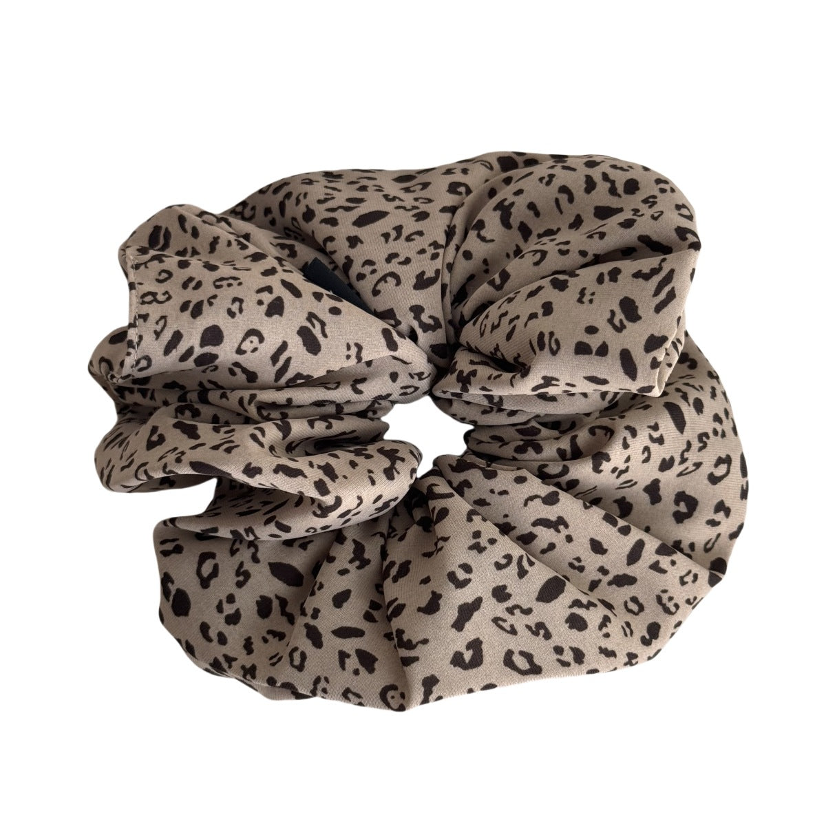 Leopard Print Elastic Retro Large Scrunchies
