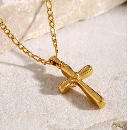 Simple Vintage Cross Pendant Nevklace