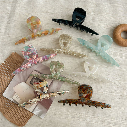 2+2+ Multicolor Large Elegant Hair Clips