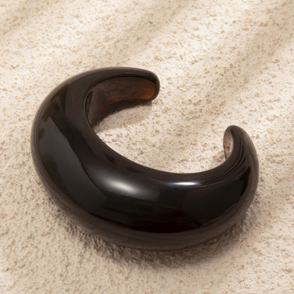 Layered Acrylic Resin Open Bracelets