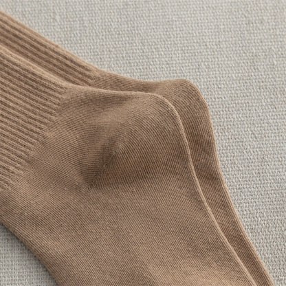 Flounce Solid Color Simple Sweet Socks