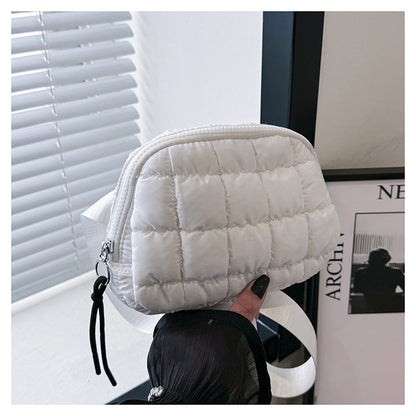 Candy Color Plaid Waist Bag Casual Chest Bag