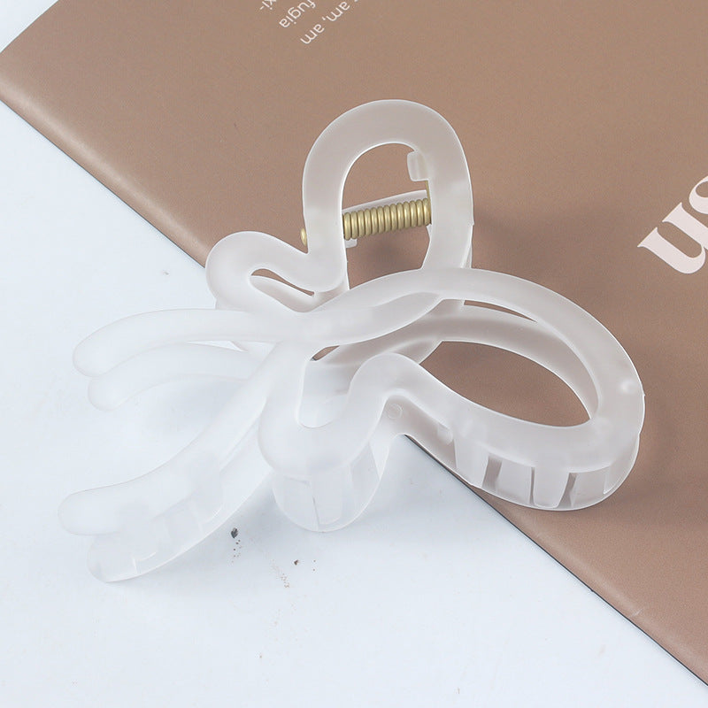 Simple Hollow Out Butterfly Hair Claw Clip