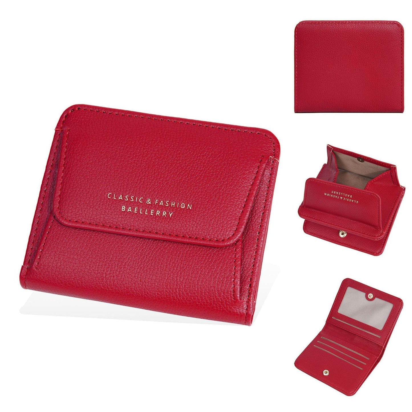 Mini Solid Color Card Cases Wallets