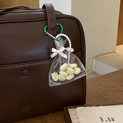 Cute Creative Bread Toast Cartoon Bag Charm