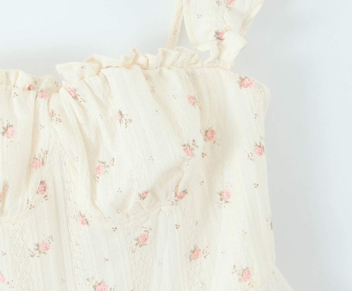 Trendy Floral Crop Top and Skirt Set