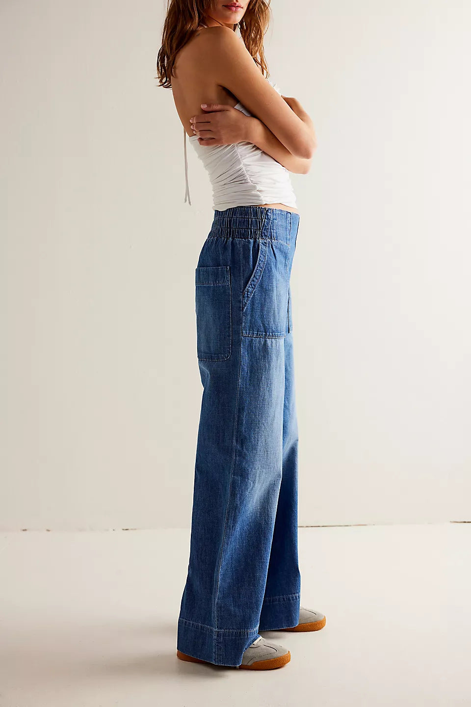 Casual Low-Waist Loose Jeans