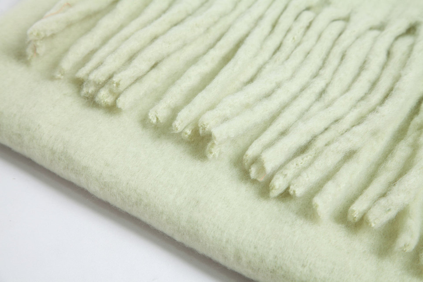 Solid Color Simple Tassel Scarves