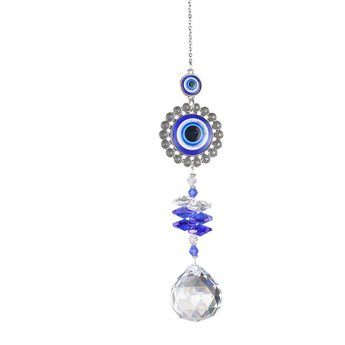 Butterfly Evil Eye Crystal Rhinestone Sumcatcher