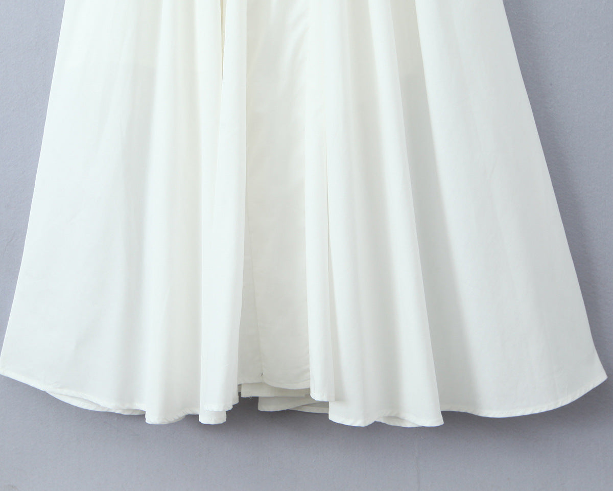 Elegant Solid Color Halter Maxi Dress