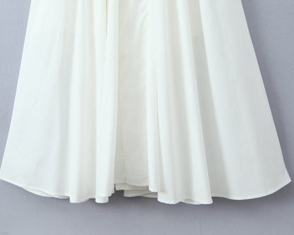 Elegant Solid Color Halter Maxi Dress