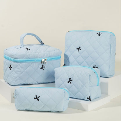 Bows Print Large Capacity Make Up Bag