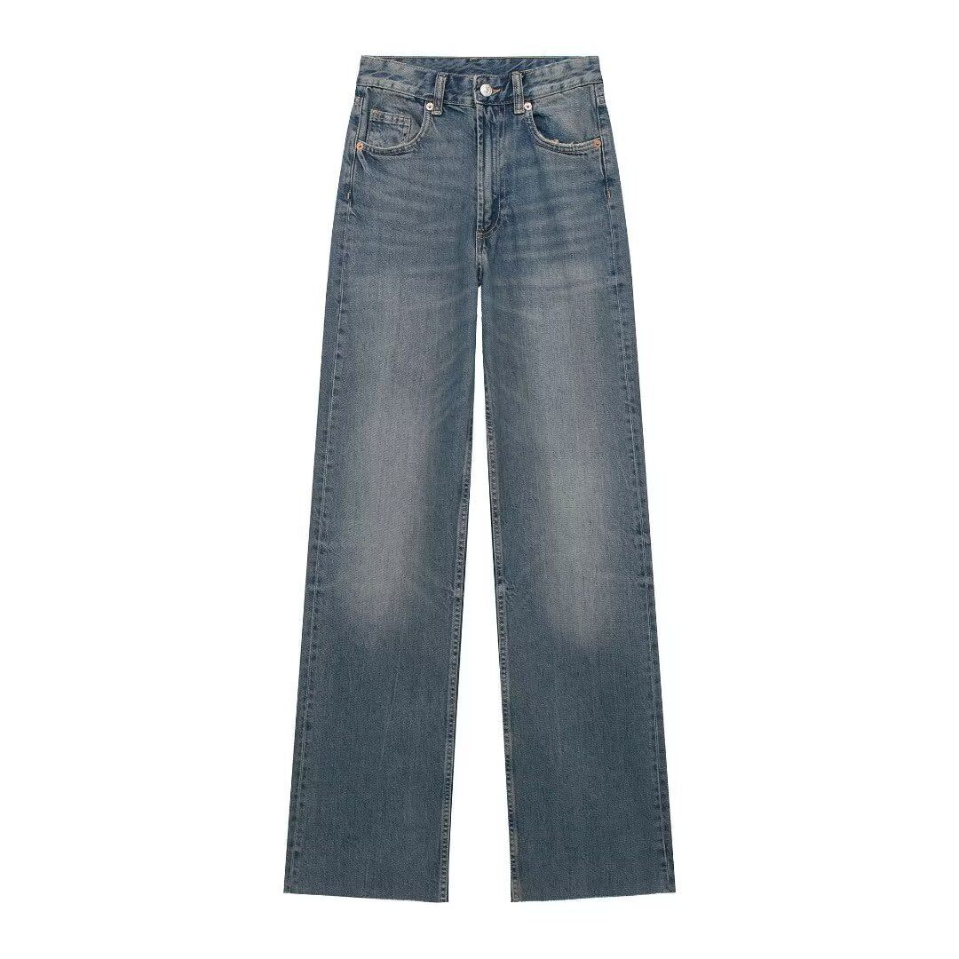 Vintage High Waist Wide Leg Jeans