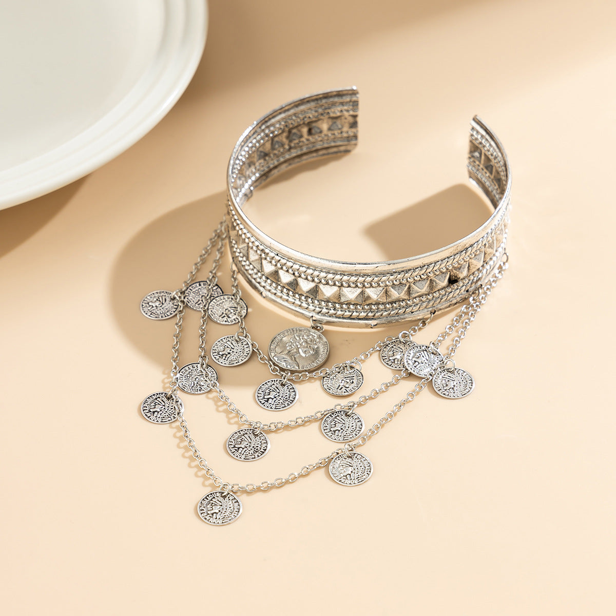 Vintage Tassel Adjustable Arm Cuff