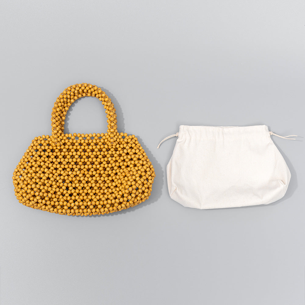 Handmade Wooden Bead Handbags