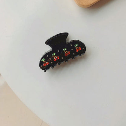 2+Cute Cherry Rhinestone Hair laws