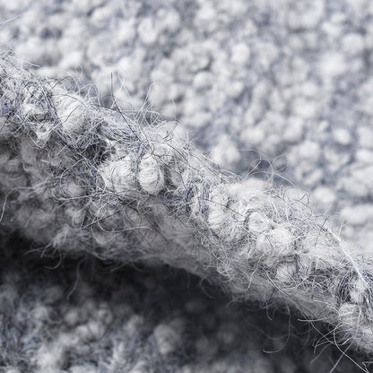 Simple Ribbed Knit Hat Padded Beanie