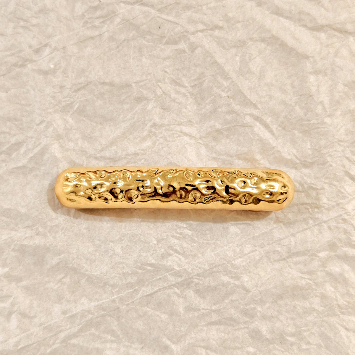 Minimalist Metal Geometric Gold Hair Ties