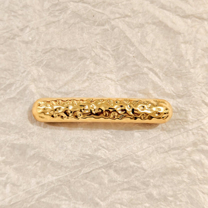 Minimalist Metal Geometric Gold Hair Ties