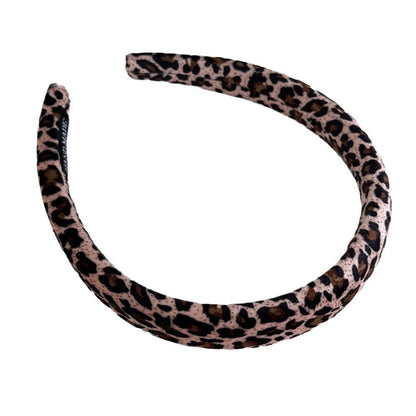 Leopard Print Sponge Wide Headnands