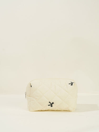 Bows Print Large Capacity Make Up Bag