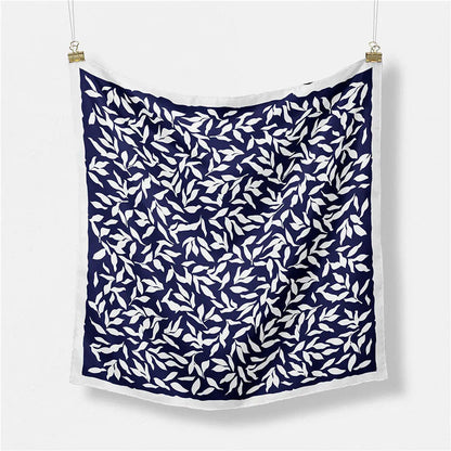 Simple Print Scarf Satin Scarf