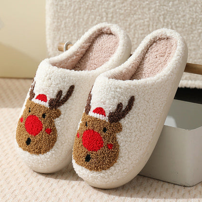 Funny Pattern Soft Winter Indoor Slippers