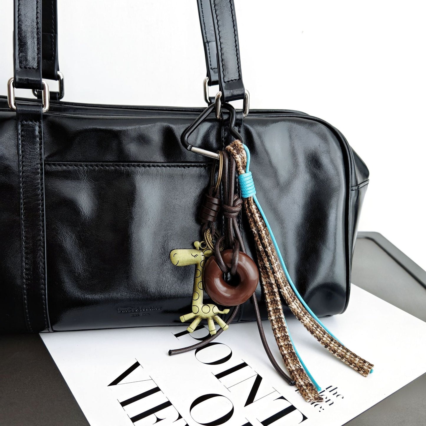 Tassel Braided Rope Keychain Bag Charm