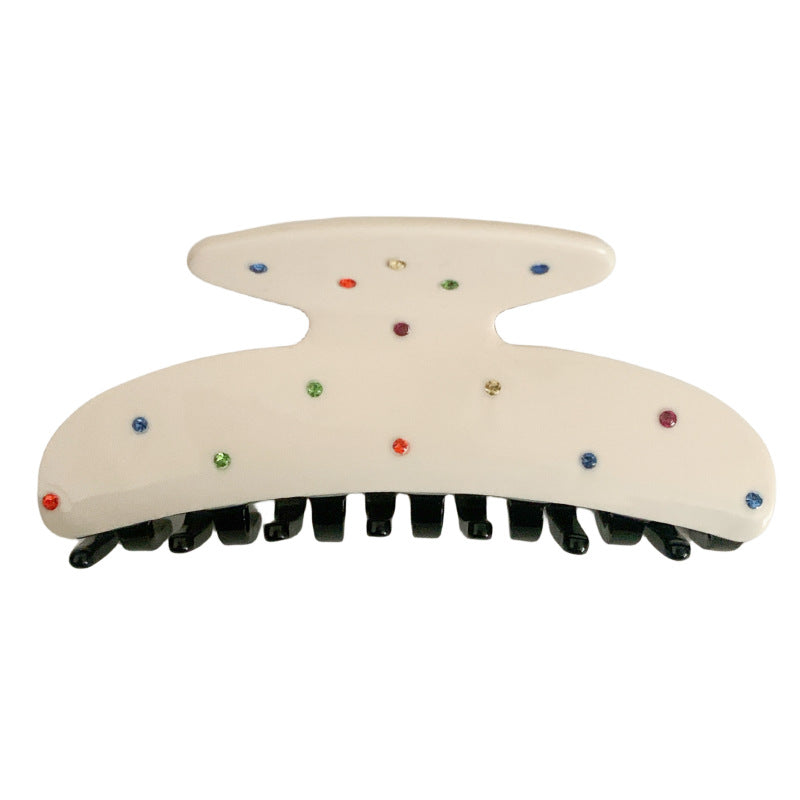 Colourful Rhinestone Simple Grab Clip
