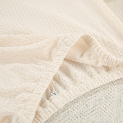 Simple Knit Solid Color Sleepwear Sets