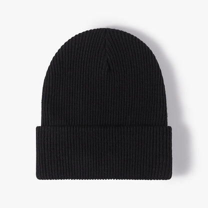 Solid Color Outdoors Thick Knit Beanie