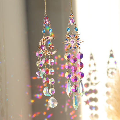 3+ Colorful Star Moon Suncatcher Hangings